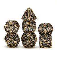 ✈۞ manufacturer dice set hollow Cthulhu board multifaceted DND running ball sieve