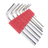 8 Pcs Hex Key Allen Wrench 1.5mm-6mm Metric Size Chromium-vanadium Steel Spanner Short Arm Tool Set For Hexagon Socket Screws