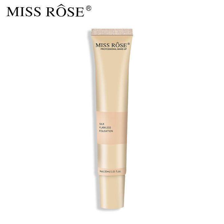 miss-rose-ความชุ่มชื้นธรรมชาติคอนซีลเลอร์สีอ่อนรองพื้นทนทานเครื่องสำอางกันน้ำกันเหงื่อครีมรองพื้นแต่งหน้าหน้า