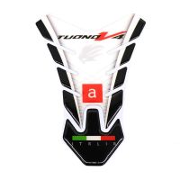 สติกเกอร์ปลอกปกป้องเข่าถังน้ำมันมอเตอร์ไซค์สติกเกอร์กระดูกปลาสำหรับ Aprilia RSV4 R Tuono V4สี2009 2010อุปกรณ์และเครื่องมือสี2018