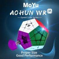 ▨☍ﺴ 2020 Moyu AoHun WR M Magnetic 3x3X3 Megaminx magic rubiks cube moyu aohun wrm 12 sided speed cube 3x3x3 puzzle cube toys