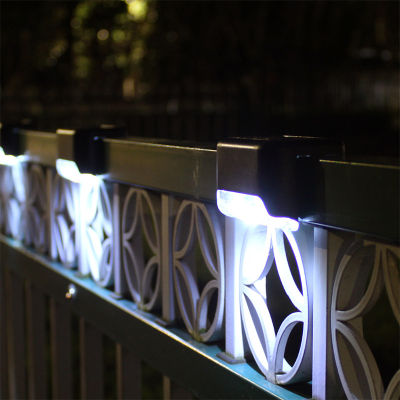 Hot Solar Stair led Lamp IP65 Waterproof Outdoor Garden Pathway Yard Patio Stairs Steps Fence Lamps Warm White Solar Night Light