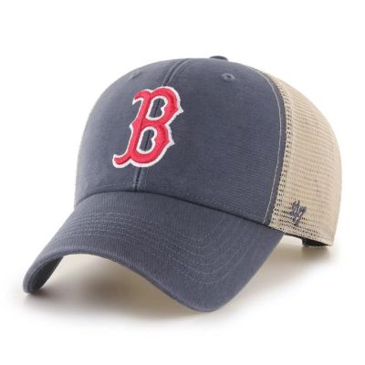 ของแท้ 47 Brand MVP Boston Red Sox ธงล้างเรือธง สไตล์วินเทจ สีกรมท่า