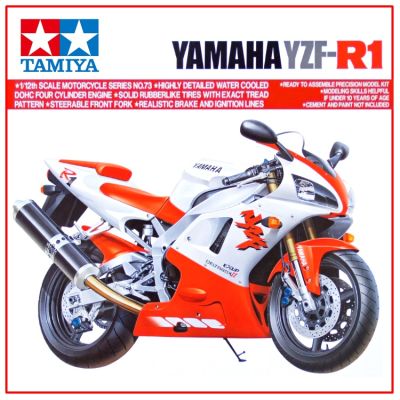 Tamiya 14073 Assembly รุ่น112 Scale สำหรับ YAMAHA YZF-R1รถจักรยานยนต์ชุดของเล่นสำหรับชายรุ่น Hobby Colloection DIY