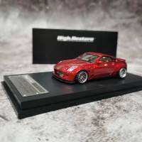 High Restore 1:64โมเดลรถ Z33 350Z จรวดจรวด Pandem โลหะผสมร่างกายกว้างยานพาหนะ-โลหะสีแดง