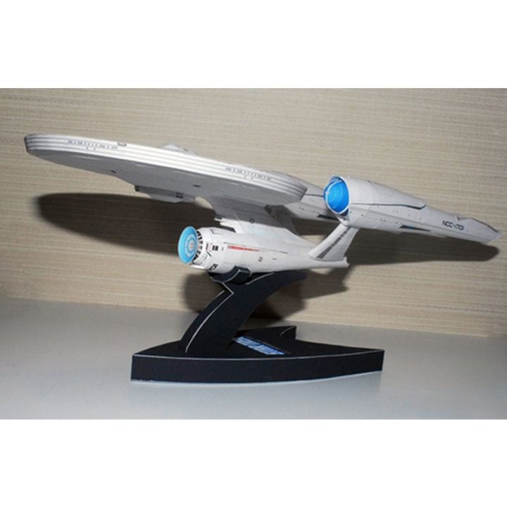 sciencefiction-aircraft-startrek-enterprise-ncc-1701-hd-papermodel-diy-handmade-fancy-toy-garage-kit-paper-handicraft-decoration