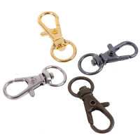 10Pcs Bag Clasps Lobster Swivel Keychain Trigger Clips Snap Hook Keyring Holder Fashion Jewelry Accessories