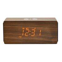 15W Smart Phone Fast Charging Bluetooth Audio Computer Speaker Snooze Electronic Clock LED Clock