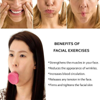 Hot 13Pcs ซิลิโคน V Face Facial Lift Double Chin Slim Skin Care เครื่องมือ Firming Expression Exerciser ลบ Masseter กล้ามเนื้อ Line