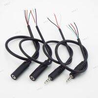 25CM 2.5mm Male Female Plug Mono 3pole 4pole Stereo Audio Wire Connector 3pin Extension DIY Audio Repair Cable Adapter 17TH