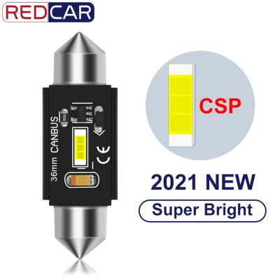 【CW】1pcs CSP Chips Canbus C5W C10W Led Bulb 31mm 36mm 39mm 41mm Car Festoon Light Interior Dome Reading Lights 6000K Pure White