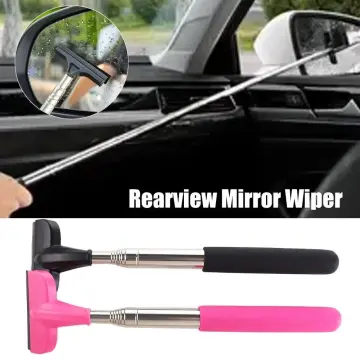 Car Rearview Mirror Wiper Retractable Rearview Mirror Squeegee Universal Car