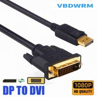 DisplayPort DP to DVI Cable HD 1080P DP to DVI Converter Adapter Cable For HP Dell Asus Laptop PC Monitor Projector Comptuer Cables