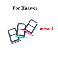 อะไหล่ตัวยึดถาดใส่ซิมซิมการ์ด4ชิ้นสำหรับ Huawei Nova