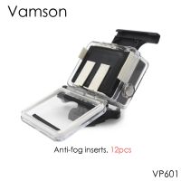 Vamson ที่ใส่กันหมอกสำหรับอุปกรณ์เสริม Gopro,มี12ชิ้นใช้ซ้ำได้สำหรับ Gopro Hero 8 6 5 4 3 2 1สำหรับ Yi 4K สำหรับ Vp601 Sjcam