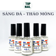 Nước sáng đá phá tháo móng giả, Chai gel tháo móng nail AD