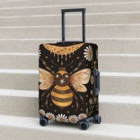 Bee Suitcase Cover Honey moon Elastic Travel Protection Luggage Accesories Flight