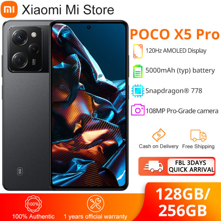 New Arrival In Stock Global Version Poco X5 Pro 5g Smartphone 128gb256gb Snapdragon 778g Octa 6225