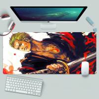 Zoro Roronoa Mousepad Mouse Pad Gaming Desk Mat Keyboard Pad MousePad Natural Rubber Non-slip HD Car PC Desk Pad