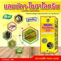 [สูตรพิเศษ] ปุ๋ยยา แลมป์ดา-ไซฮาโลทริน 2.5% อีซี (น้ำใส สูตรเย็น) เกรดความบริสุทธิ์สูงสุด สารกำจัดศัตรูพืช  ฆ่าแมลง เพลี้ย หนอน (ขนาด 1 ลิตร)