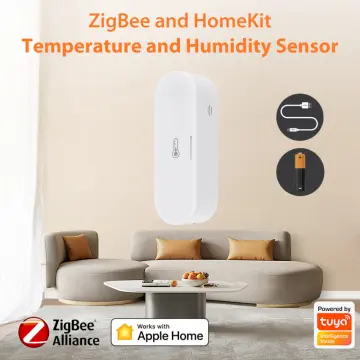Homekit And Zigbee Hygrometer Thermometer Electronic Temperature And  Humidity Tuya Smart Home Wifi Smart Temperatur Sensor