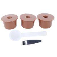 【YF】 Reutilizáveis Recarregáveis Coffee Capsule Filter Cup Filtro de café portátil Acessórios substituição para Caffitaly 3Pcs