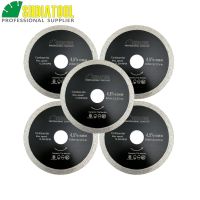 [HOT CHLXIWSHG 552] SHDIATOOL 5Pcs 115Mm Hot Pressed Thin Continue Rim Diamond Cutting Blades Ceramic Tile Wet Cutting Diamond Discs Chip Free