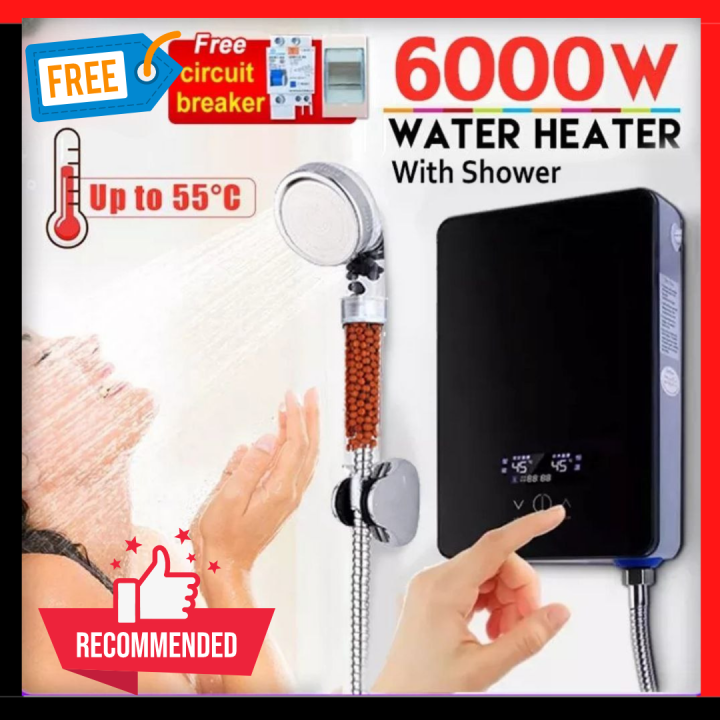 🛁🚿 Original Instant Tankless Electric Water Heater Fast Heat Type