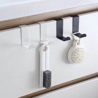 【YF】 2pcs Z-shaped Back Hook Kitchen Bathroom Clothes and Hats Hanger No Punching Cabinet Door Drawer Wardrobe S-shaped