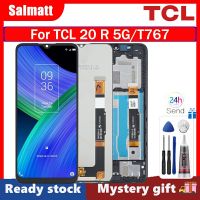 Salmatt จอแสดงผล LCD สำหรับ TCL 20 R 5G/T767,หน้าจอ LCD จอ LCD สำหรับ TCL 20 R 5G ชุดดิจิไทเซอร์หน้าจอสัมผัสตัวแสดงอ่านแอลซีดี T767สำหรับแสดง T767สำหรับ TCL 20 R 5G