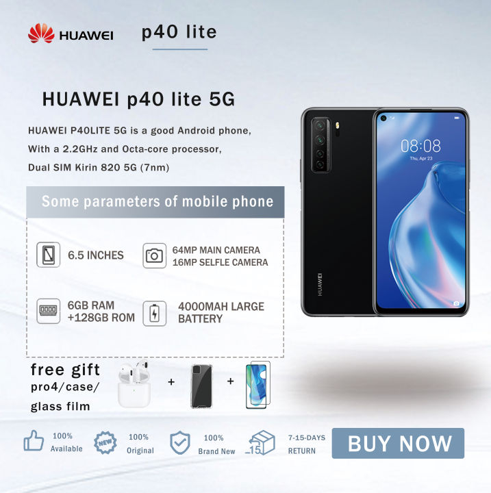 global-rom-huawei-p40-lite-5g-สองซิม-6-128-gb-ซิมสมาร์ทโฟนคู่