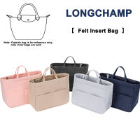 EverToner ใส่กระเป๋าสำหรับ Longchamp ผู้หญิงแต่งหน้า Organizer Felt กระเป๋าด้านใน Liner Travel Organizer กระเป๋าเครื่องสำอางแบบพกพา Shaper