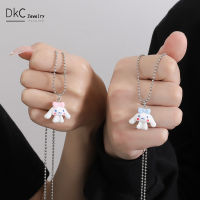 DKC เครื่องประดับล่าสุด Cinnamoroll สร้อยคอคู่สร้อยคอสร้อยข้อมือการ์ตูนน่ารักแฟชั่นสำหรับนักเรียนของขวัญเครื่องประดับ