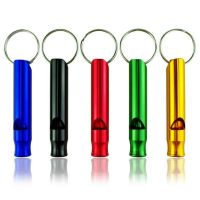 1/5/10pcs Multifunctional Aluminum Emergency Survival Whistle Portable Keychain Outdoor Tools Training Whistle Camping Hiking Survival kits