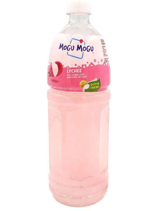 Mogu Mogu Lychee Juice with Nata De Coco 1L | Lazada PH