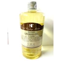 ST REFINED LINSEED OIL น้ำมันลินซีด 500 ml  ลินสีดออยล์ สื่อผสมสีอะคิลิค สีน้ำมัน