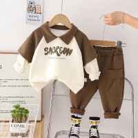 IENENS Spring Autumn Kids Baby Boys Cotton Clothes Fashion Clothing Sets Infant Boy Tops + Pants 2pcs Outfits Suits Children Wears Toddler Casual Tracksuits 1-5 Years