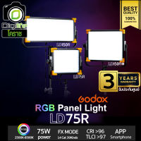 Godox LED LD75R RGB -  Video , Live , ถ่ายภาพ , สตูดิโอ [ LD75 R,  2500K-8500K ] - รับประกันศูนย์ GodoxThailand 3 ปี