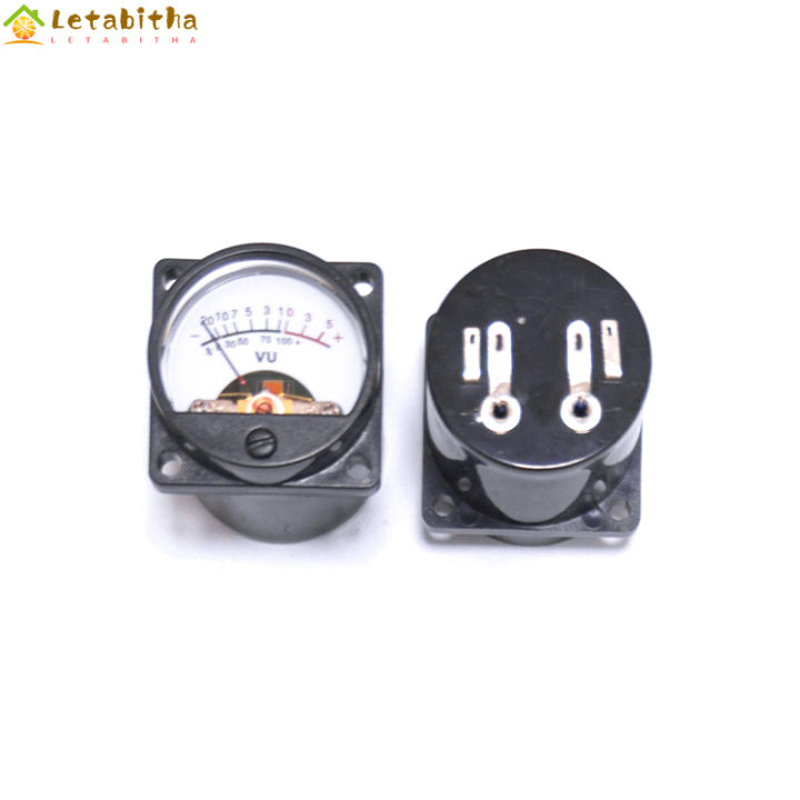 lebitha-บอร์ดเครื่องขยายเสียงสเตอริโอปรับระดับเสียง6-12v-dc-vu-เมตรพร้อมฟังก์ชั่นปิดเสียงวงจรสองด้าน2-vu-เมตร