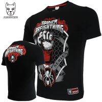 2023 NewARFIGHTKING แห้งเร็ววิ่งมวยเสื้อยืดมวยไทยออกกำลังกายแขนเสื้อยืดผู้ชายเสื้อกีฬา Men04