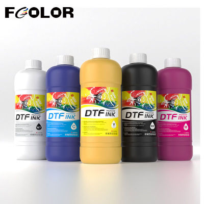 Fcolor DTF ราคาไม่แพงหมึกสีเหมาะกับ6ขวด * 500มล. หมึก DTF PG2009สำหรับ I3200 XP600ฟิล์ม PET เครื่องพิมพ์ DTF