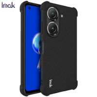 Zenfone9 Zenfone 10 Matte Back Case IMAK Lens 360 Protect Flexible Air Bag for Asus Zenfone 9 Case Phone Zenfone 8 Bumper Funda