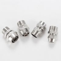 Od 4/6/8/10/12mm Hose Tube M5/1/8/ 1/4 3/8 1/2 Male Thread Pneumatic Fast Twist Fittings Quick Joint Coupler Connector