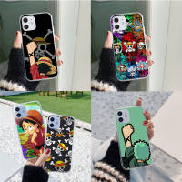 Z-138 One Piece Luffy Anime อ่อนนุ่ม TPU เคสโทรศัพท์ หรับ iPhone 12 14 5 8 11 6 6s 5s 13 Pro SE Plus Mini Max โปร่งใส ปก