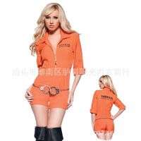 [COD] New orange policewoman sexy uniform new nightclub costume carnival party