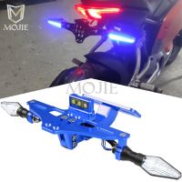 For BMW F800ST F800S F800R F800GT F800GS ADVENTURE Motorcycle Universal Adjustable Fender Tail Light Rear License Plate Holder