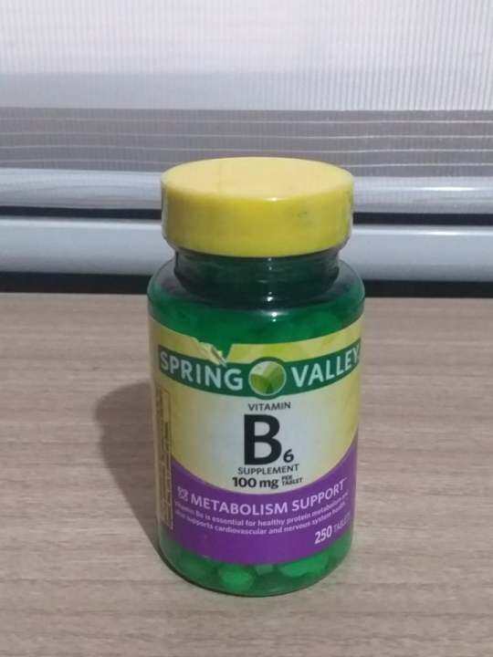 Spring Valley Viatamin B6 100 Mg 250 Tablets Lazada Ph