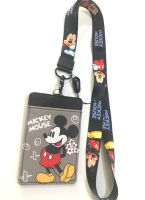 MICKEY    สายคล้องคอ สายคล้องบัตร ที่ใส่บัตร ซองใส่บัตร ที่ใส่บัตร พร้อมสายคล้องคอ   ลาย   MICKEY  MOUSE  gray   big1  มิคกี้เมาส์ แดง     งานดี สวยงาม NOEYNEST