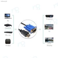 คุณภาพดี  สายแปลง อะแดปเตอร์ HDMI เป็น VGA ตัวแปลงสายเคเิลอะแดปเตอร์ hdmi HD 1080p โน้ตุ๊กเป็นจอภาพ VGA สายHDMI สายVGA ยาว1.8 เม มีการรัประกันคุณภาพ  ฮาร์ดแวร์คอมพิวเตอร์