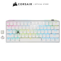 CORSAIR Keyboard K70 PRO MINI WIRELESS 60% Mechanical CHERRY MX Speed Switch Keyboard with RGB Backlighting - White